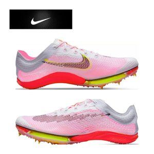 NIKE AIR Zoom Victory SZ 15 Men's Spike Track Racing Shoes White AtomKnit